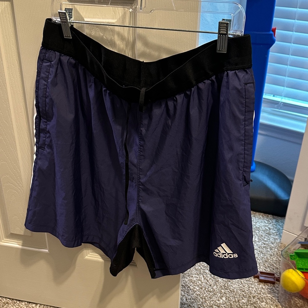 Adidas Primeblue Purple Athletic Shorts Men’s